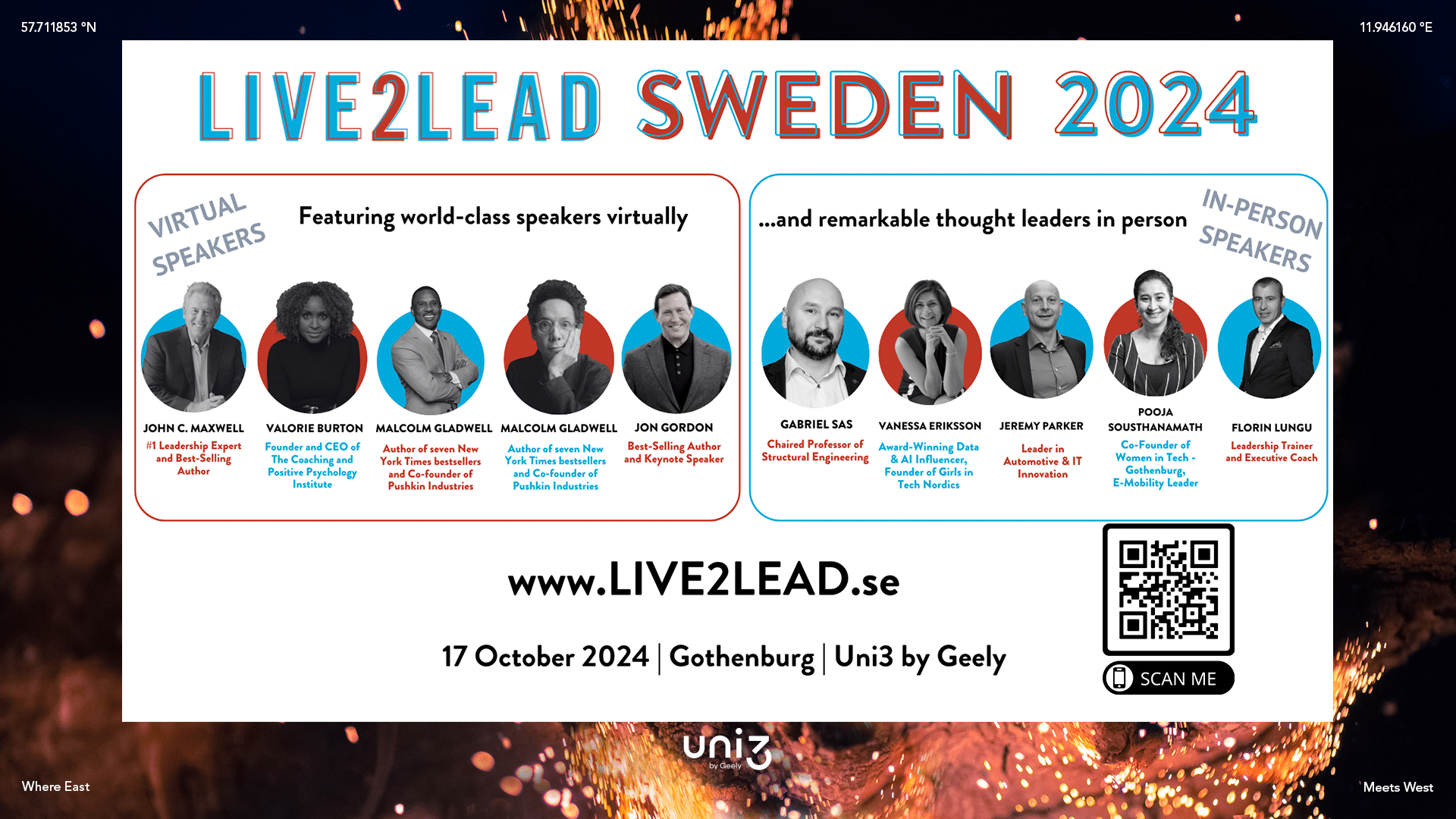 Live2Lead in Gothenburg 17 October