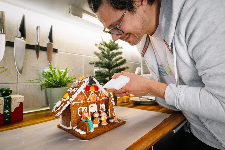 Gingerbread house competition at Uni3